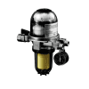 OVENTROP Ölfilter/Entlüfter "Toc-Duo-3" G3/8 IGxG3/8 AG,Siku 25-40 my, Manometer