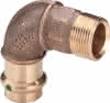 Viega Bogen 90 Grad mit SC Sanpress 2214 in 22mm x R3/4 Siliziumbronze