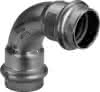 Viega Bogen 90 Grad SC Sanpress Inox G 0216 für Gas in 28 mm Edelstahl