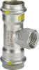 Viega T-Stück mit SC Sanpress Inox G 0217.2 für Gas in 28mmxRp1/2x28mm edst.