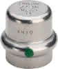 Viega Verschlusskappe mit SC Sanpress Inox 2356 in 54mm Edelstahl