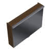 sanibel-Spiegelschrank 2.0 FLEX SPFP090 LED 900x640mmx180mm Eiche Cashmere