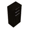 sanibel-Mittelschrank 2.0 FLEX UHIK045 450x980mm Marone Trüffel