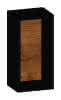 Regal, offen, drehb. B:200xH:400xT:160mm 4YOU, Rahmen: grau/Rückwand: St-gr.