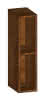 offenes Regal zur seitl. Montage am WTU T4YOU, B:150xH:600xT:230mm, St-grey