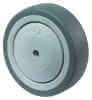 Ersatzrad D.125mm Trgf.100kg Gum.grau