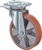 Lenkrolle m.Festst.D.80mm Trgf.120kg m.Platte