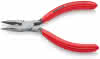 Flachrundzange L.125mm flach/rund
