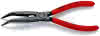 Flachrundzange L.200mm pol.40Grad