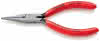 Justierzange L.135mm ger.fl.Ku.-Überzug KNIPEX