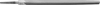 Werkstattfeile DIN 7261 L.300mm Q.18mm Hieb 2 Dreikant PFERD