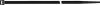 Kabelbinder L.100mm B.2,5mm PA 6.6 schwarz