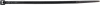 Kabelbinder L.280mm B.7,6mm PA schwarz