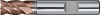 Schaftfräser DIN 6527K D.4mm Einsatz-L.12mm VHM TiAlN HB Z.4 kurz