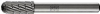 Frässtift WRC D.8mm Kopf-L.20mm Schaft-D.6mm