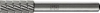 Frässtift ZYAS D.8mm Kopf-L.20mm Schaft-D.6mm