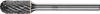 Kleinfrässtift Form WRC D.6mm Kopf-L.13mm