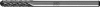 Kleinfrässtift Form WRC D.3mm Kopf-L.13mm