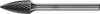 Kleinfrässtift Form K SPG D.6mm Kopf-L.13mm