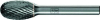 Frässtift TRE D.12mm Kopf-L.20mm Schaft-D.6mm