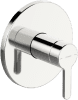 HA EHM FM-Set f. Brausebatt. HANSADESIGNO Style 8110 Ros. rund chr