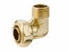 SR PEX Übergangswinkel 90´ - PN6 40x3,7 mm - R1 1/4" AG