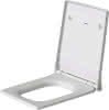 DU WC-Sitz Design Classics Viu Weiß Scha rniere edelstahl, m.Absenkautomatik
