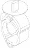 BOSCH Ersatzteil TTNR: 8738211418 Klammer (2x)