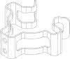 BOSCH Ersatzteil TTNR: 8738211454 Klammer (2x)