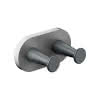FSB Doppel-Wandhaken A100 Aluminiumgrau metallic