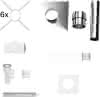 BOSCH Abgaszubehör FC-Set80-C93x (hinten Grundbausatz C93x, d:80/125mm, Edelstah