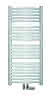 sanibel-Badheizkörper S2-R A20 gebogen BH 1770 mm BL 496 mm RAL 9016 weiß