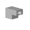 DO Anschluss ERSATZTEILE 091701180 36 x 39 x 61 mm Platin