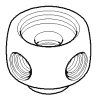 DO Griff ERSATZTEILE 092036002 D 29,5 x 30 mm Platin gebürstet