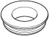 DO Abdeckung ERSATZTEILE 092122000 D 24 x 6 mm Chrom