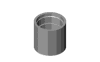 DO Luftsprudlerhülse ERSATZTEILE 092301019 D 21 x 20 mm Platin gebürstet