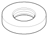 DO Rosette ERSATZTEILE 092797013 D 50 x 10 mm, 3/4" Chrom