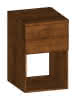 Modulmöbel m. 1 Ausz u. off.Regale unten trend4YOU, B:400xH:600xT:455mm, S-Eiche