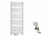 sanibel-QuickSet Badheizkörper S2 A20 gerade BH 1200mm BL 600mm Durchgang weiß