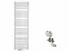sanibel-QuickSet Badheizkörper S2 A20 gerade BH 1800mm BL 450mm Durchgang weiß