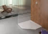 HO DW Muna Fünfeck 900x900x30 ohne Antirutsch, Material Solique, Weiß