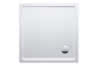 DU Starck Slimline Duschwanne Quadr. 100 0x1000x50 mm Wß S.acr. Antislip