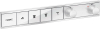 HG Thermostat Unterputz RainSelect Fertigset 4 Verbraucher mattweiss