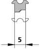 KR Kermi 9084 1x Magnetleiste Länge: 2000 mm