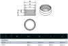 comfort-KWL-compact-Doppelmuffe DN 160 D=214/190mm