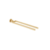 DO Handtuchhalter, 2-teilig TARA 83210892 Messing gebürstet (23kt Gold)