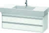 DU WTU wandhängend Ketho 455x1200x480mm 2 SchKa, für 032912, weiß matt
