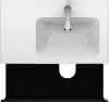 DU WTU L-Cube 550x820x481mm,wandhängend 2 SchKa, Becken re, Graphit Matt