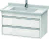DU WTU wandhängend Ketho 455x800x480mm 2 SchKa, für 030480, weiß hochglanz