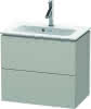 DU WTU Compact L-Cube 550x620x391mm 2 Sc hubkästen, Betongrau Matt